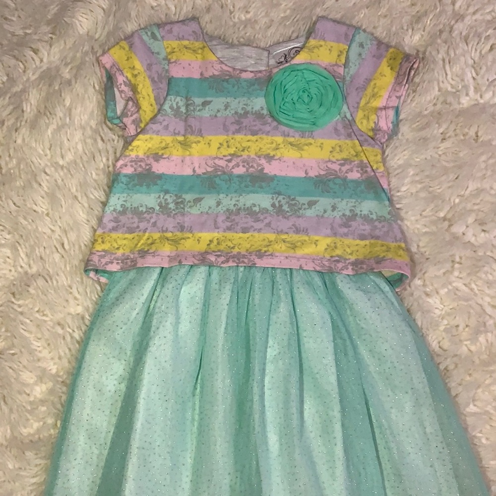 Mint Green Girls Dress